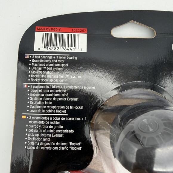 New Abu Garcia Max X 60 Maxxsp60-C Spinning Fishing Reel 4.8:1 Gear Ratio - Picture 6 of 6